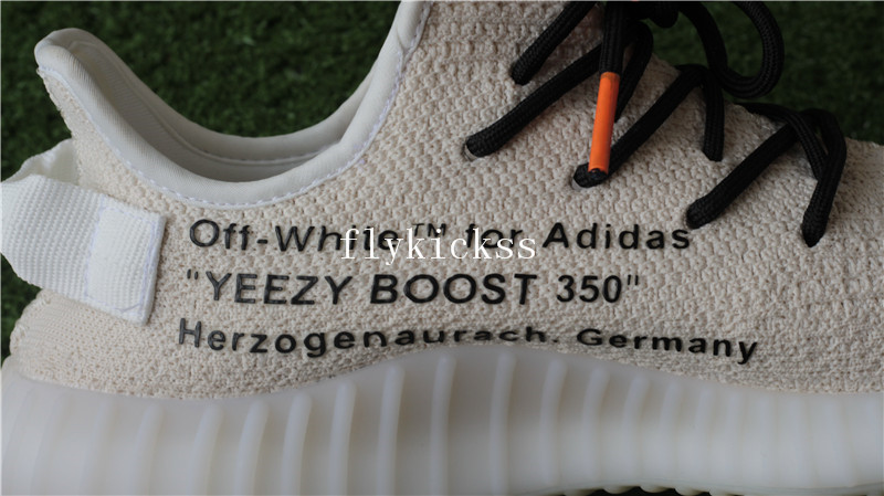 Off White x Adidas Yeezy boost 350 V2 Cream Beige